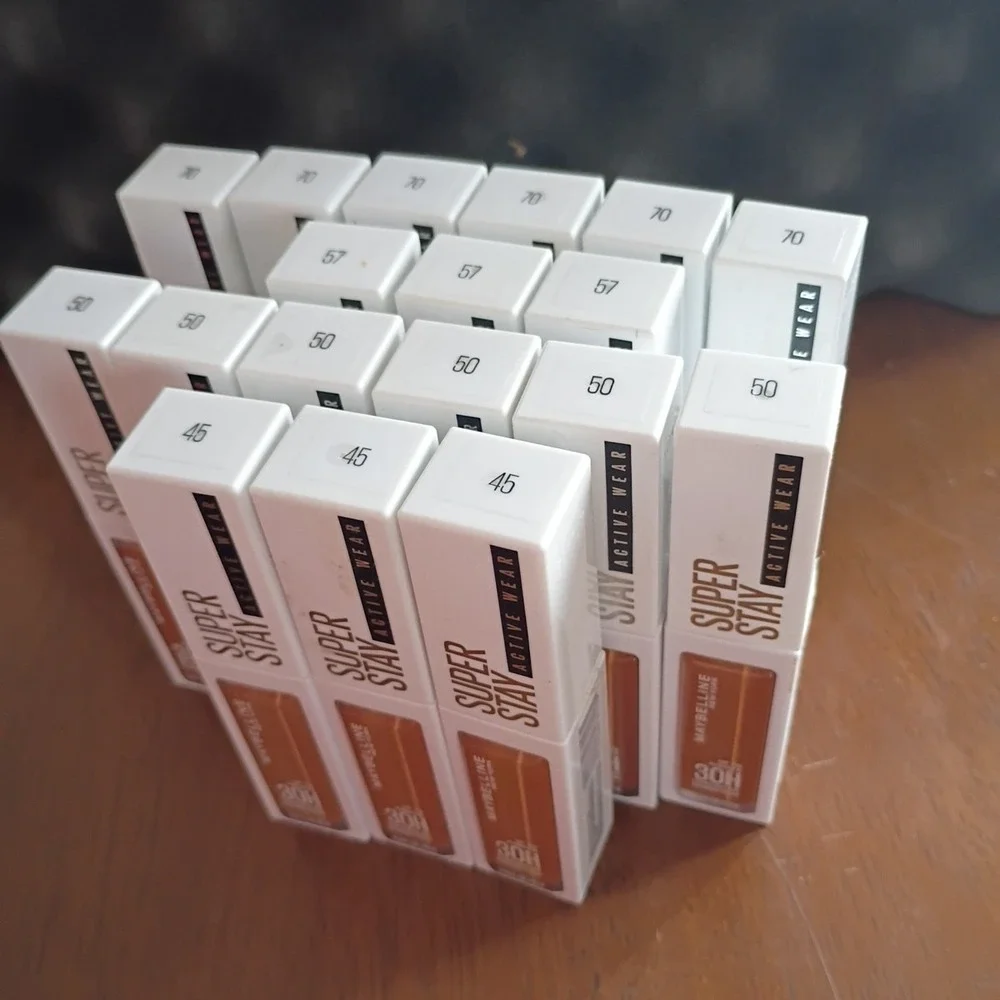 Lot of 18 Maybelline Super Stay Active Wear Concealer up to 30H Wear 45 50 57 70